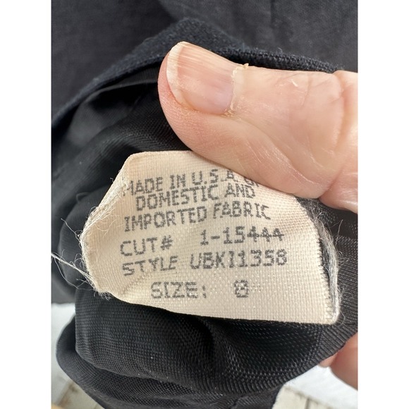 David Meister Black LInen Sleeveless Sheath Dress w/ Contrast Stitching Sz 8‎ - Picture 4 of 5